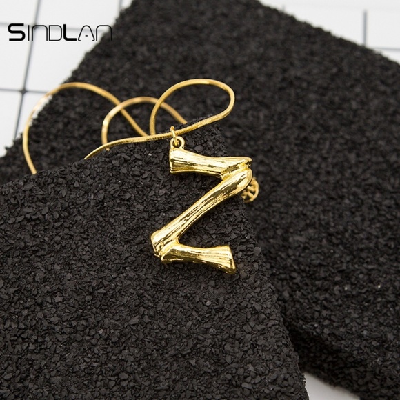 Trendy Jewels Jewelry - The Lost Saint- Bamboo Initial Letter Necklaces